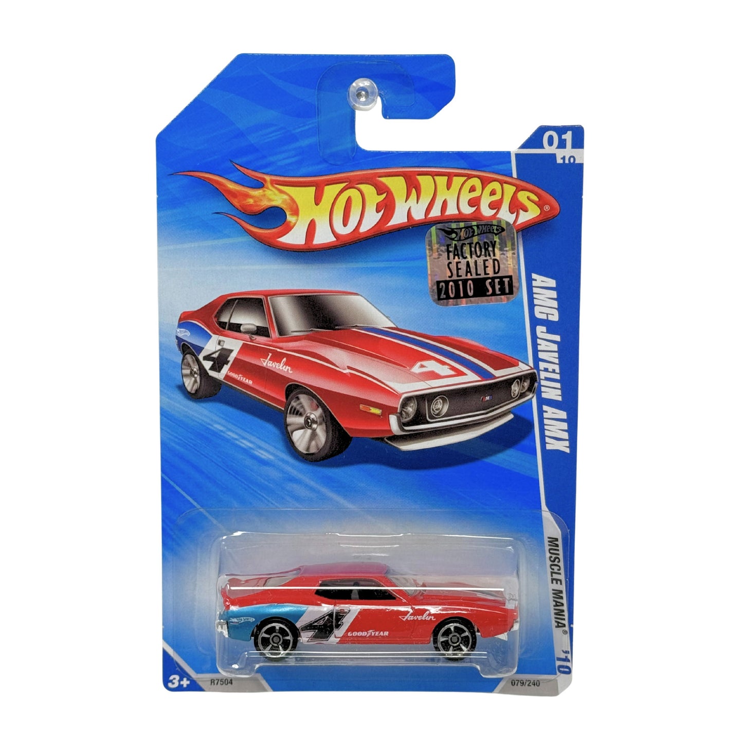 Hot Wheels Muscle Mania AMC Javelin AMX 1:64 Diecast Factory Sealed