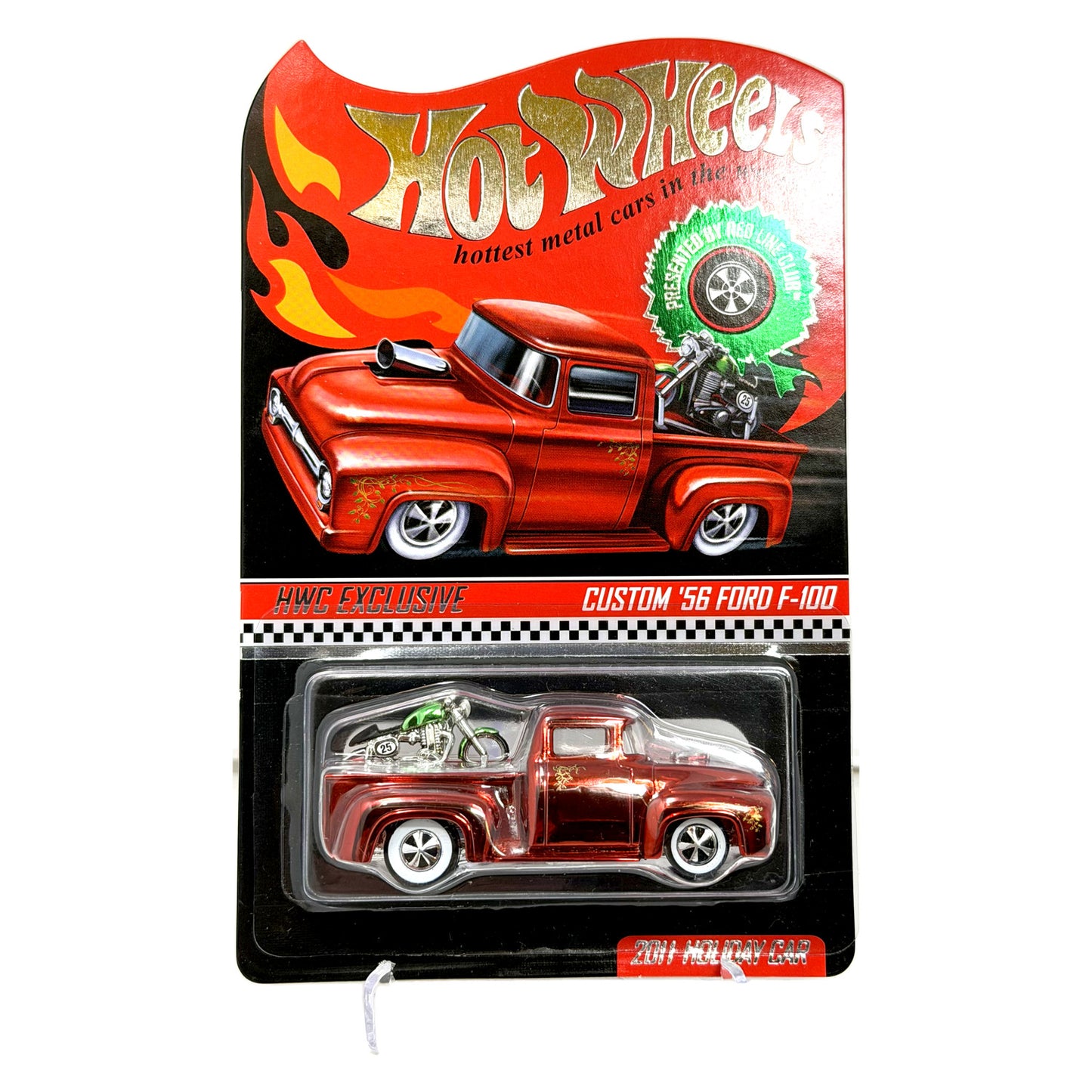 Hot Wheels RLC Red Line Club Holiday Custom 1956 Ford F-100 1:64 Diecast