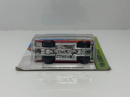 Hot Wheels Workshop 1974 Brazilian Dodge Charger 1:64 Diecast Red