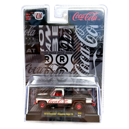 M2 Machines Coca-Cola 1973 Chevrolet Cheyenne Super 30 CHASE 1:64 Diecast
