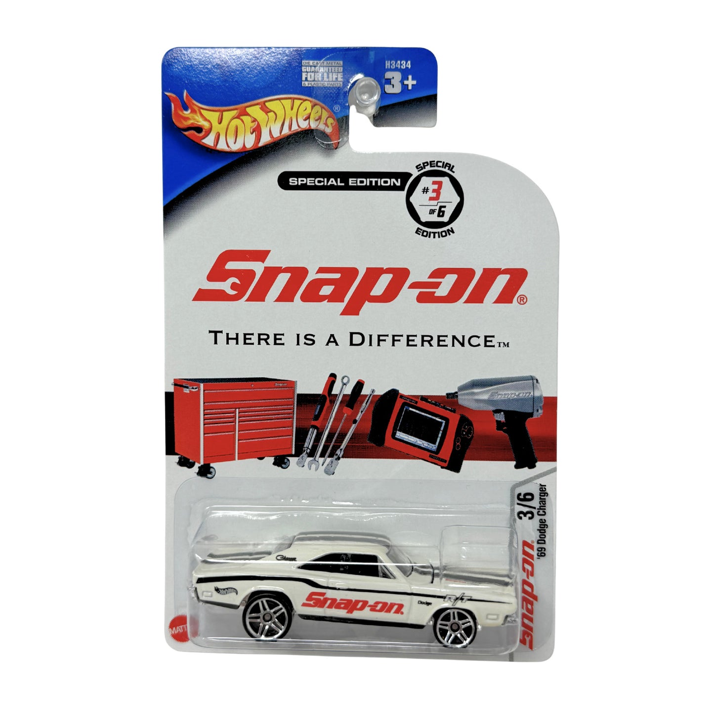 Hot Wheels Snap-On 1969 Dodge Charger R/T 1:64 Diecast