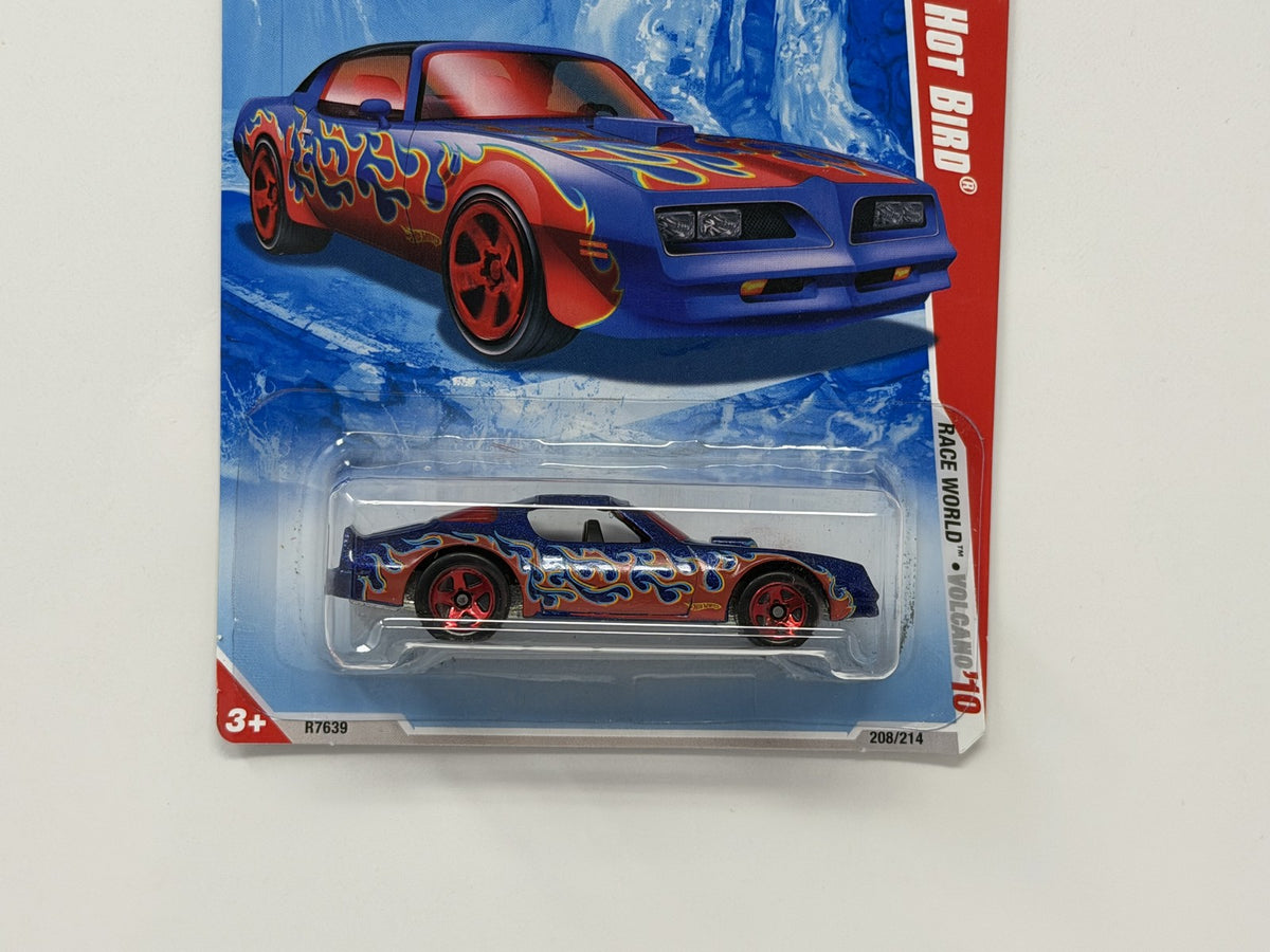 Hot Wheels Race World Volcano Pontiac Hot Bird 1:64 Diecast Blue
