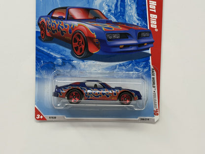 Hot Wheels Race World Volcano Pontiac Hot Bird 1:64 Diecast Blue
