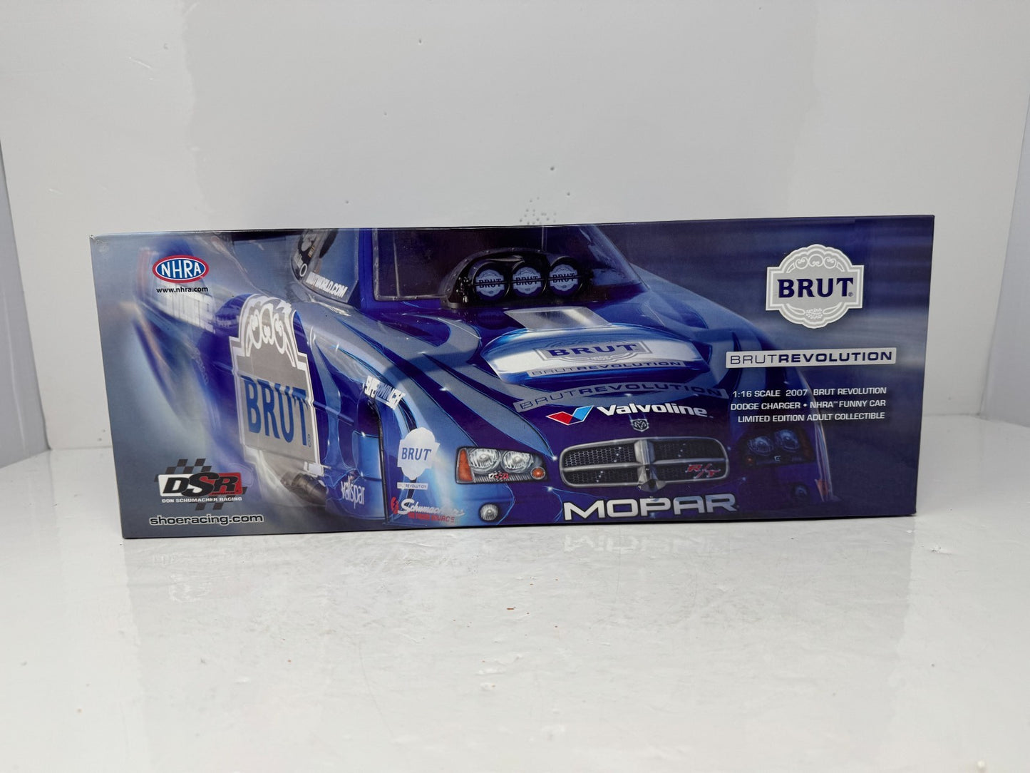 Milestone Ron Capps NHRA Brut Revolution Dodge Charger Funny Car 1:16 Scale