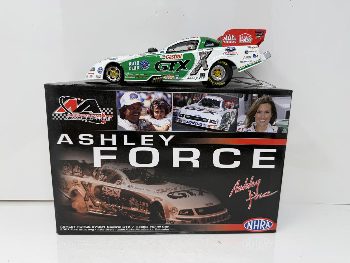 Action NHRA Ashley Force Castrol 2007 Ford Mustang Funny Car 1:24 Diecast