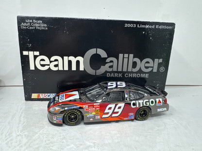 Team Caliber Nascar #99 Jeff Burton Citgo 2003 Taurus Dark Chrome 1:24 Diecast
