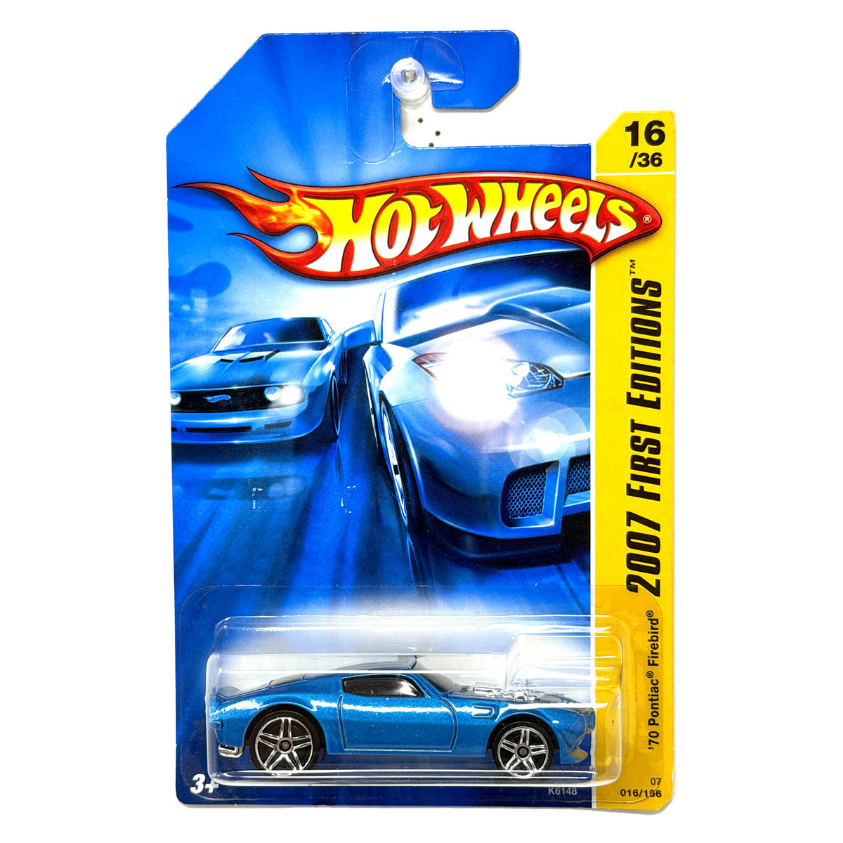 Hot Wheels 2007 First Editions 1970 Pontiac Firebird 1:64 Diecast Blue