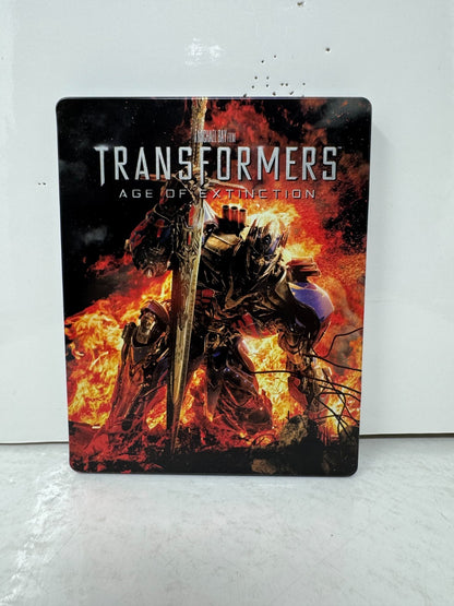 Transformers: Age of Extinction (Blu-ray) Steelbook Mark Wahlberg Good Shape!!!