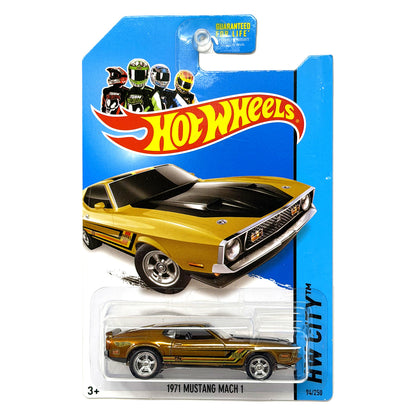Hot Wheels Super Treasure Hunt 1971 Mustang Mach 1 HW City 1:64 Diecast STH