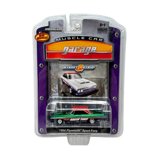 Greenlight Muscle Car Garage 1964 Plymouth Sport Fury CHASE 1:64 Diecast