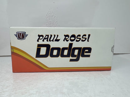 M2 Machines Paul Rossi 1970 Dodge Challenger T/A Drag Car 1:24 Diecast Signed