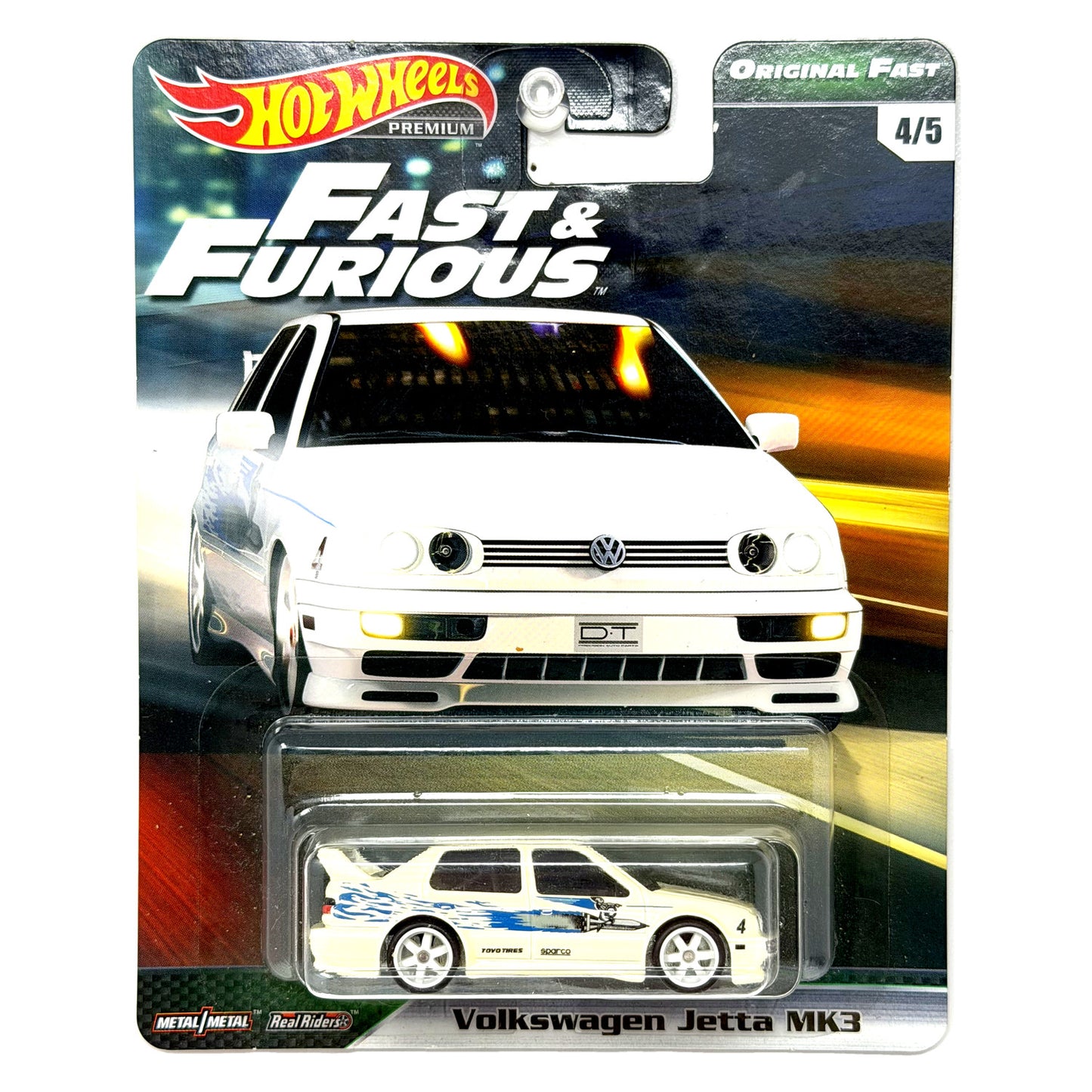 Hot Wheels Premium Fast & Furious Original Volkswagen Jetta MK3 1:64 Diecast
