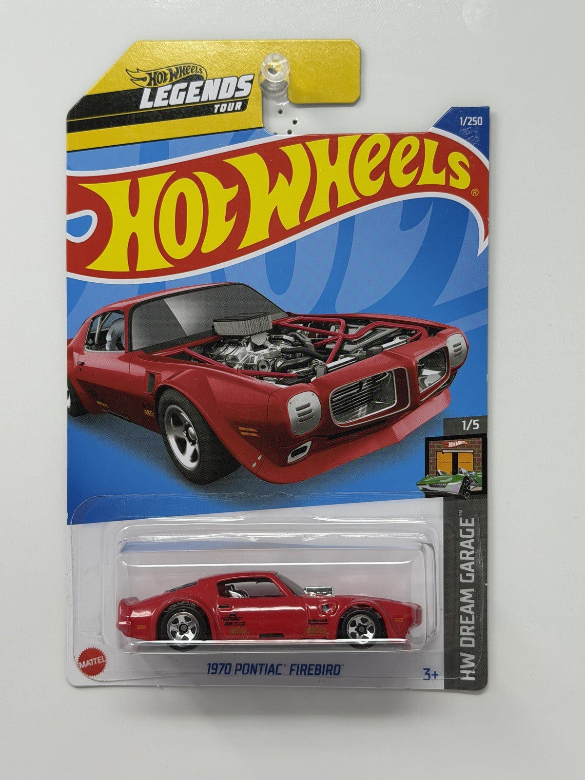 Hot Wheels Legends Tour Dream Garage 1970 Pontiac Firebird 1:64 Diecast Red
