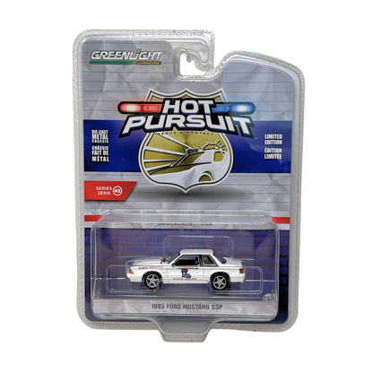 Greenlight Hot Pursuit 1993 Ford Mustang SSP Louisiana State Police 1:64 Diecast