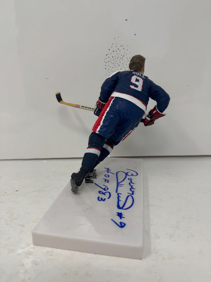 McFarlane NHL Bobby Hull Winnipeg Jets Figure Auto Signed