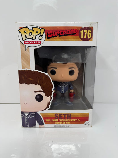Funko Pop! Movies Superbad #176 Seth Vinyl Figure Damaged Box