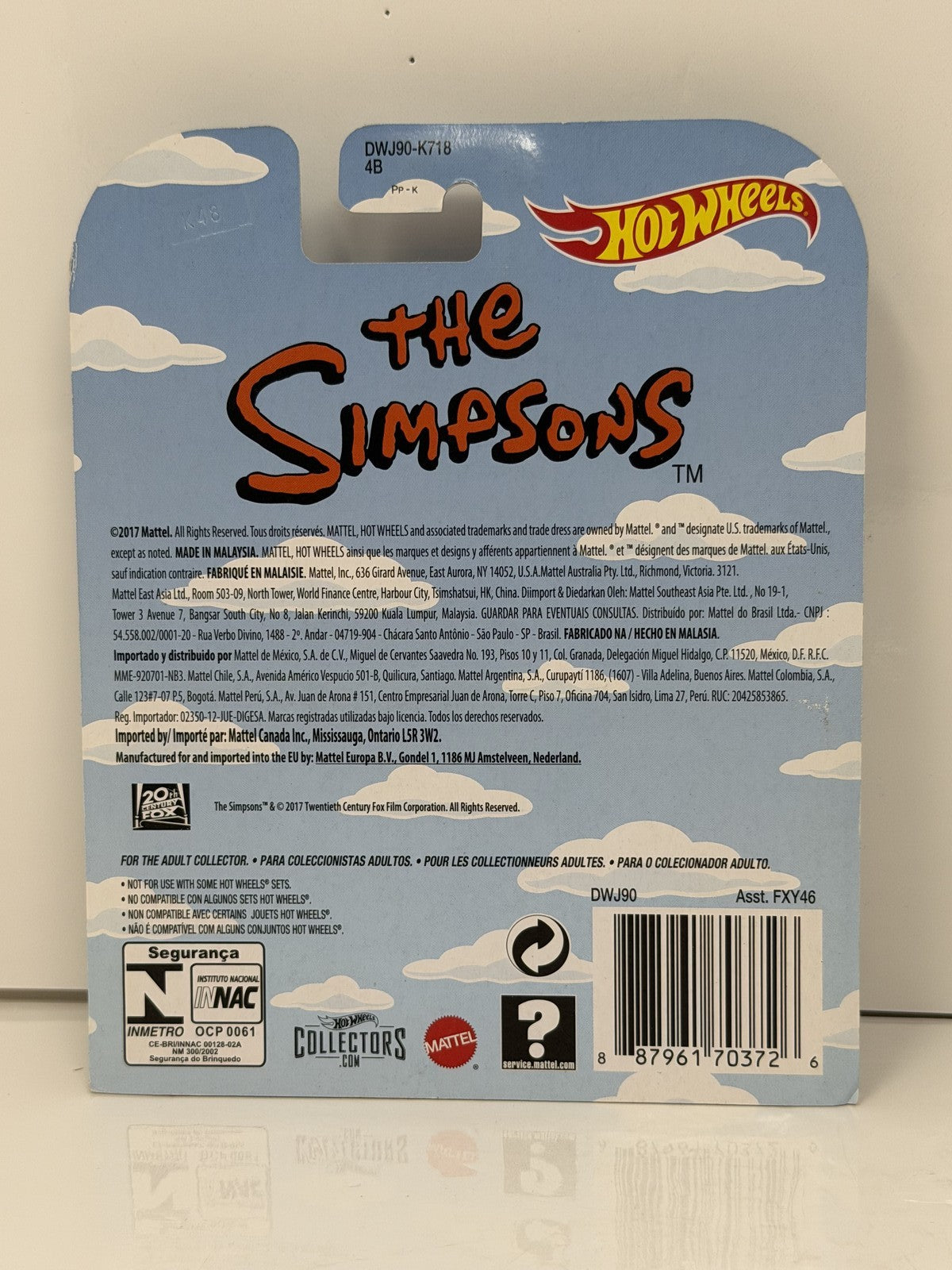 Hot Wheels Retro Entertainment The Simpsons Family Car 1:64 Diecast