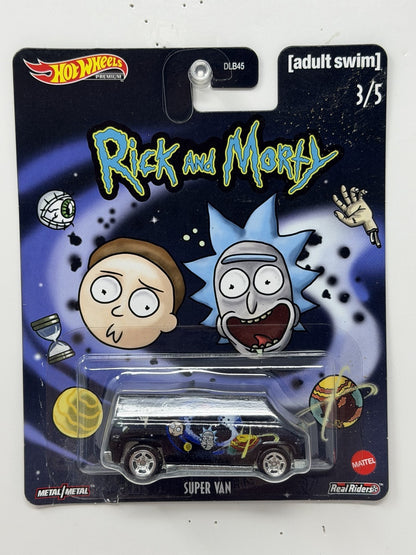 Hot Wheels Premium Rick and Morty Super Van 1:64 Real Riders