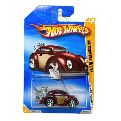 Hot Wheels 2010 HW Premiere Volkswagen Beetle 1:64 Diecast Maroon