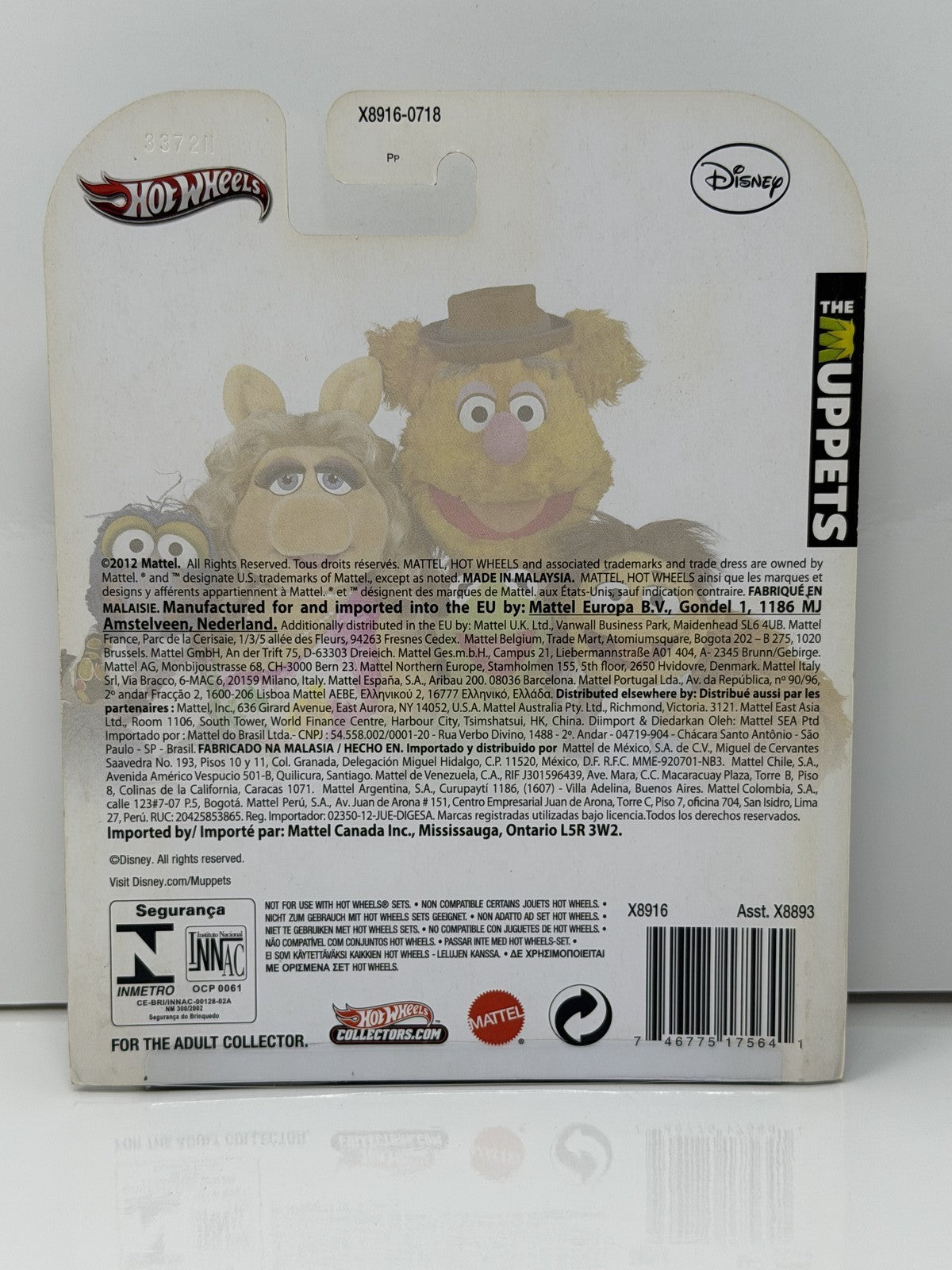 Hot Wheels Retro Entertainment The Muppets School Bus 1:64 Diecast
