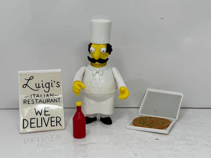 Simpsons World of Springfield Luigi Risotto Figure Playmates