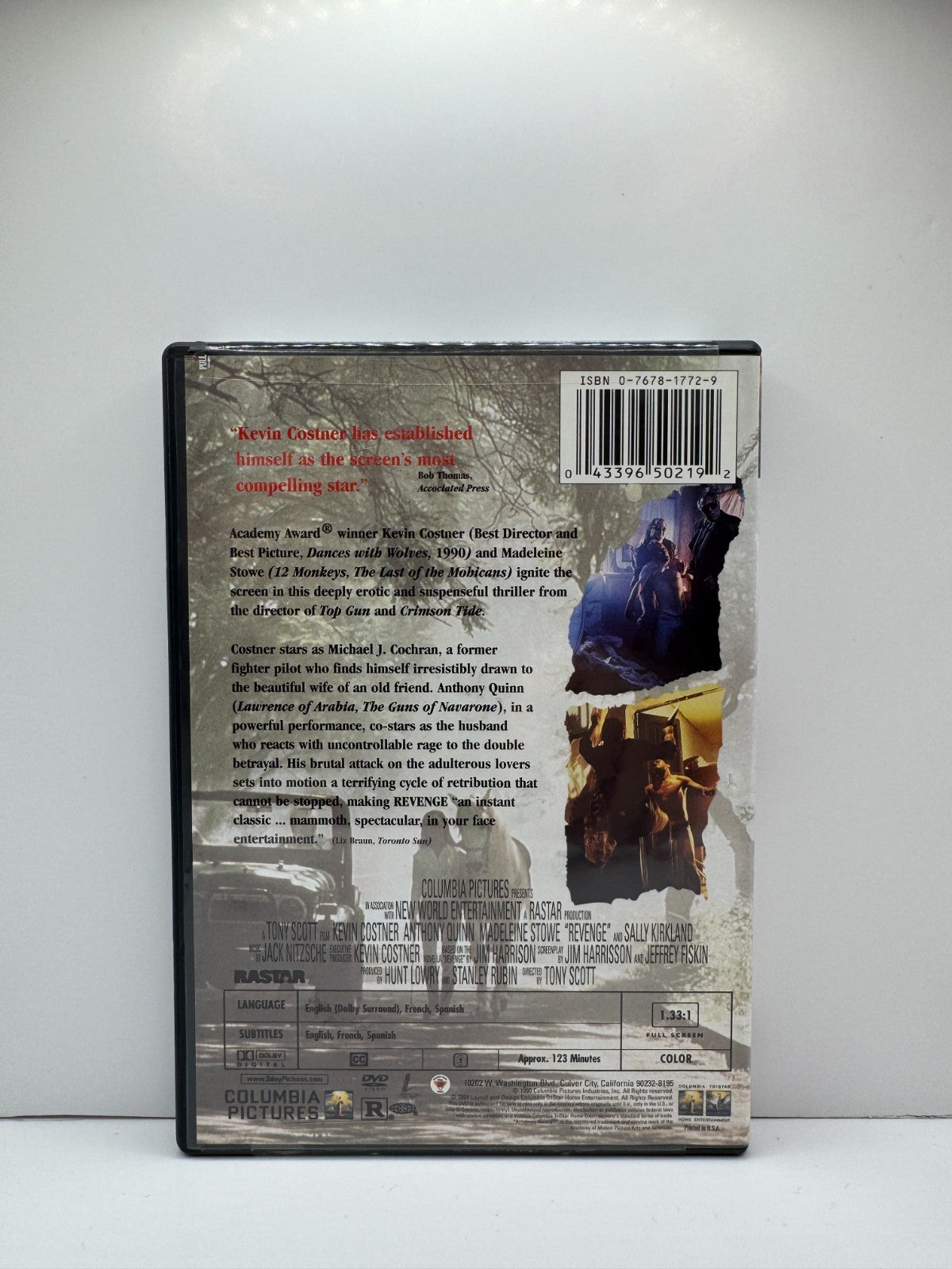 Revenge (DVD) Kevin Costner Thriller