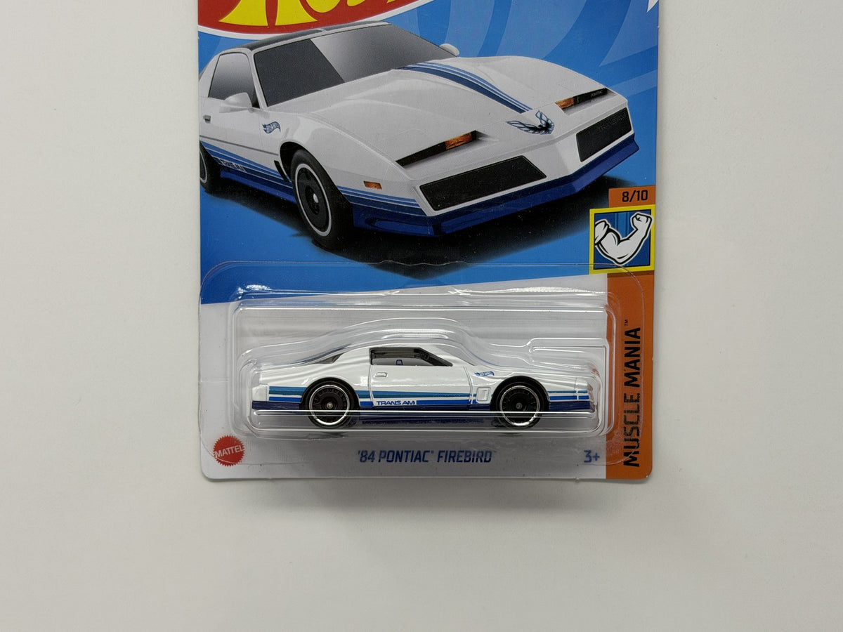 Hot Wheels Muscle Mania 1984 Pontiac Firebird 1:64 Diecast White
