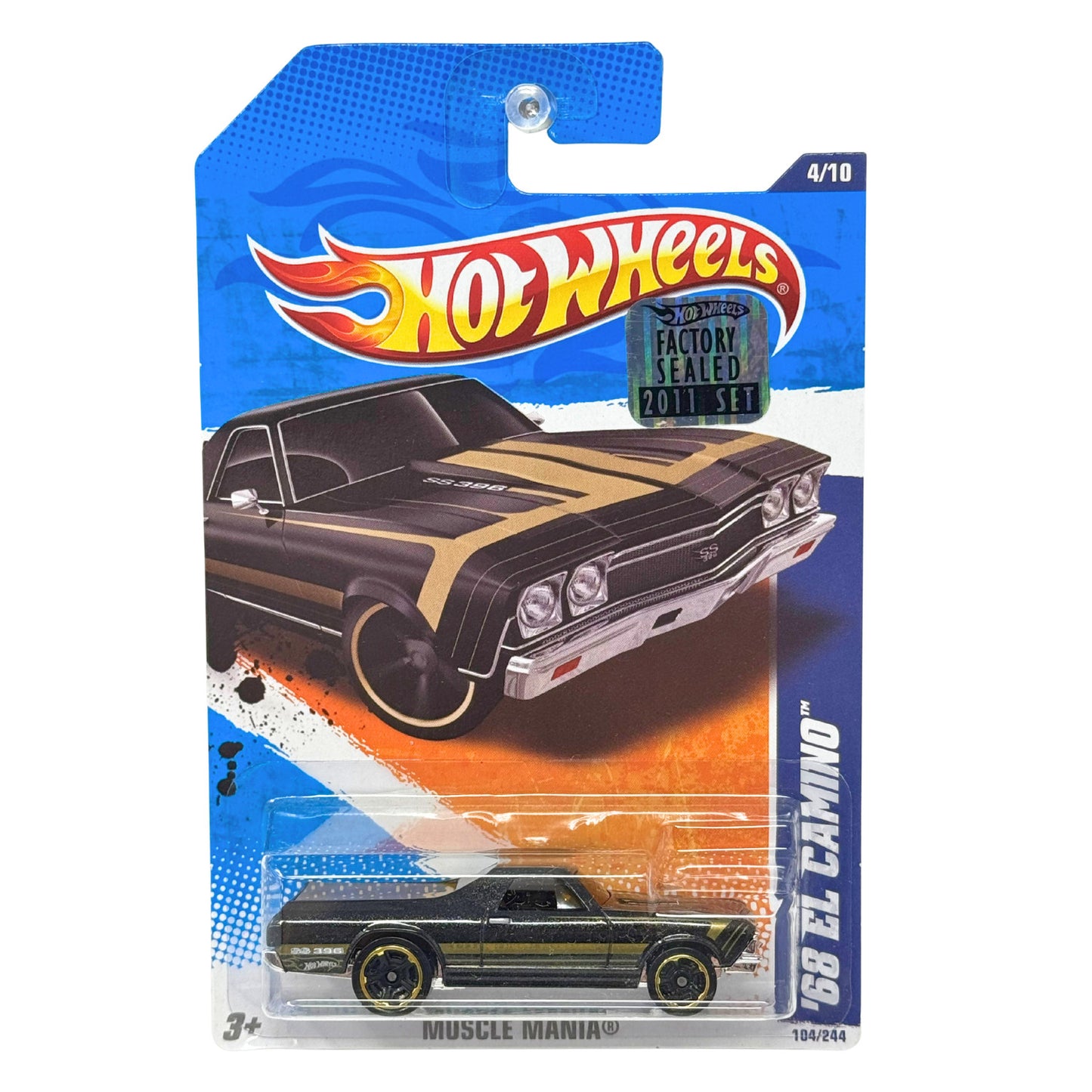 Hot Wheels Muscle Mania 1968 Chevy El Camino 1:64 Diecast Factory Sealed