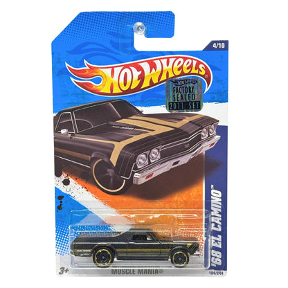 Hot Wheels Muscle Mania 1968 Chevy El Camino 1:64 Diecast Factory Sealed