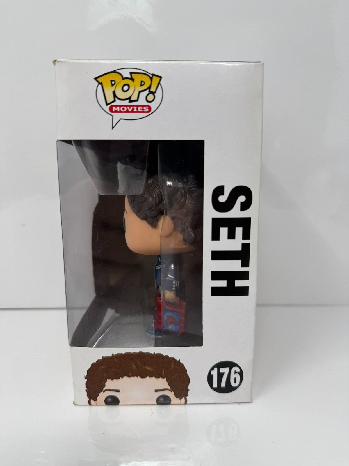 Funko Pop! Movies Superbad #176 Seth Vinyl Figure Damaged Box