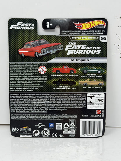 Hot Wheels Premium Fast & Furious 1961 Chevrolet Impala 1:64 Diecast