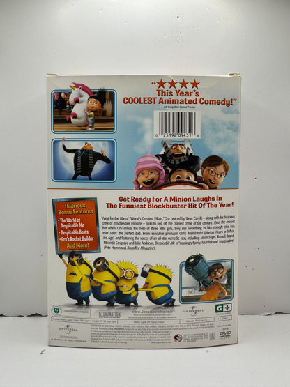 Despicable Me w/ Minion Toque (DVD) Kids Animated Comedy