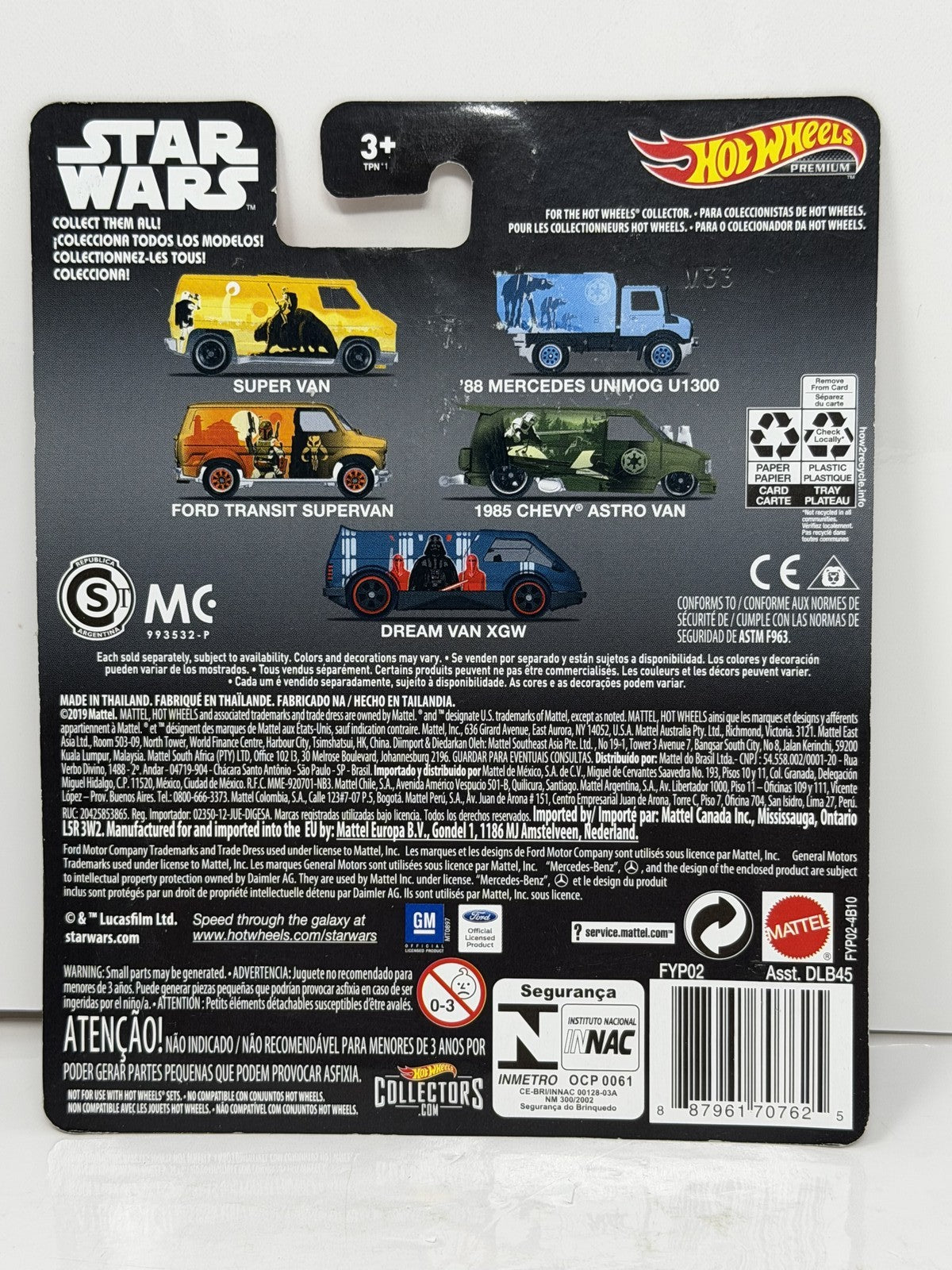 Hot Wheels Premium Star Wars Ford Transit Supervan 1:64 Diecast Real Riders