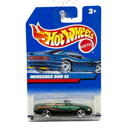 Hot Wheels Mercedes 500 SL 1:64 Diecast Green