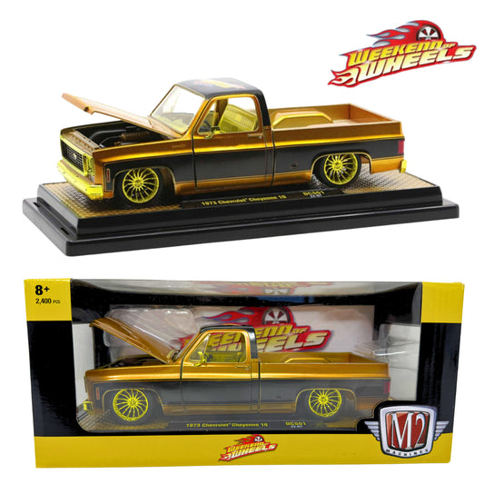 M2 Machines 1973 Chevrolet Cheyenne 10 Truck Weekend of Wheels 1:24 Diecast