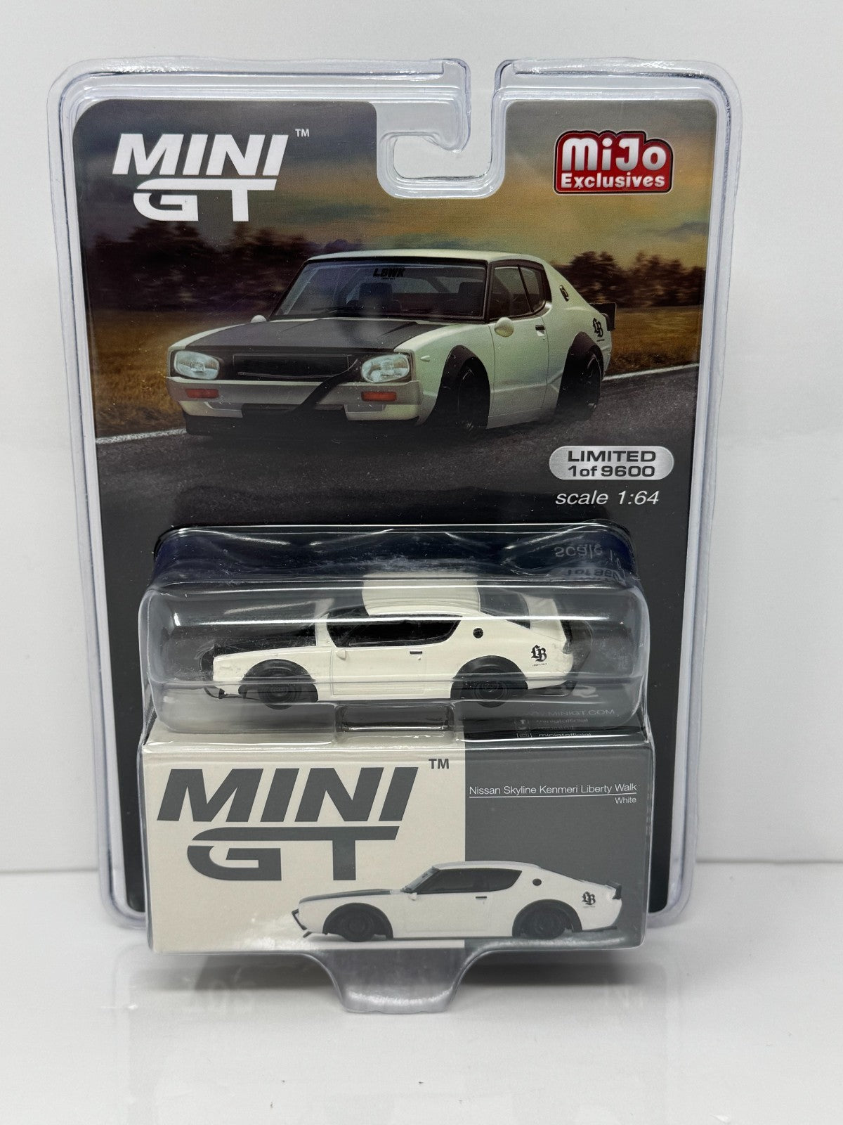 Mini GT MiJo Exclusives Nissan Skyline Kenmeri Liberty Walk 1:64 Diecast