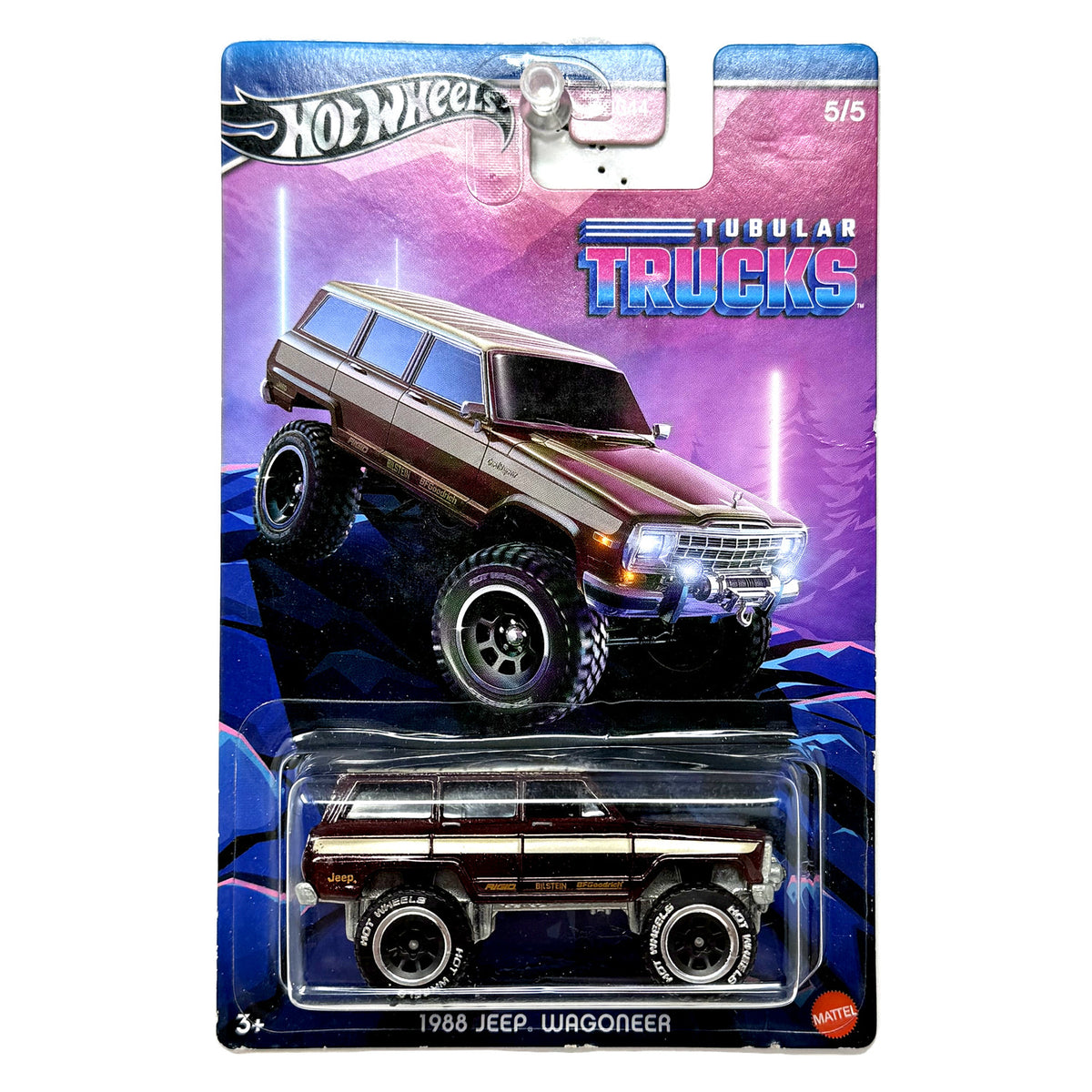 Hot Wheels Tubular Trucks 1988 Jeep Wagoneer 1:64 Diecast