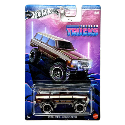 Hot Wheels Tubular Trucks 1988 Jeep Wagoneer 1:64 Diecast