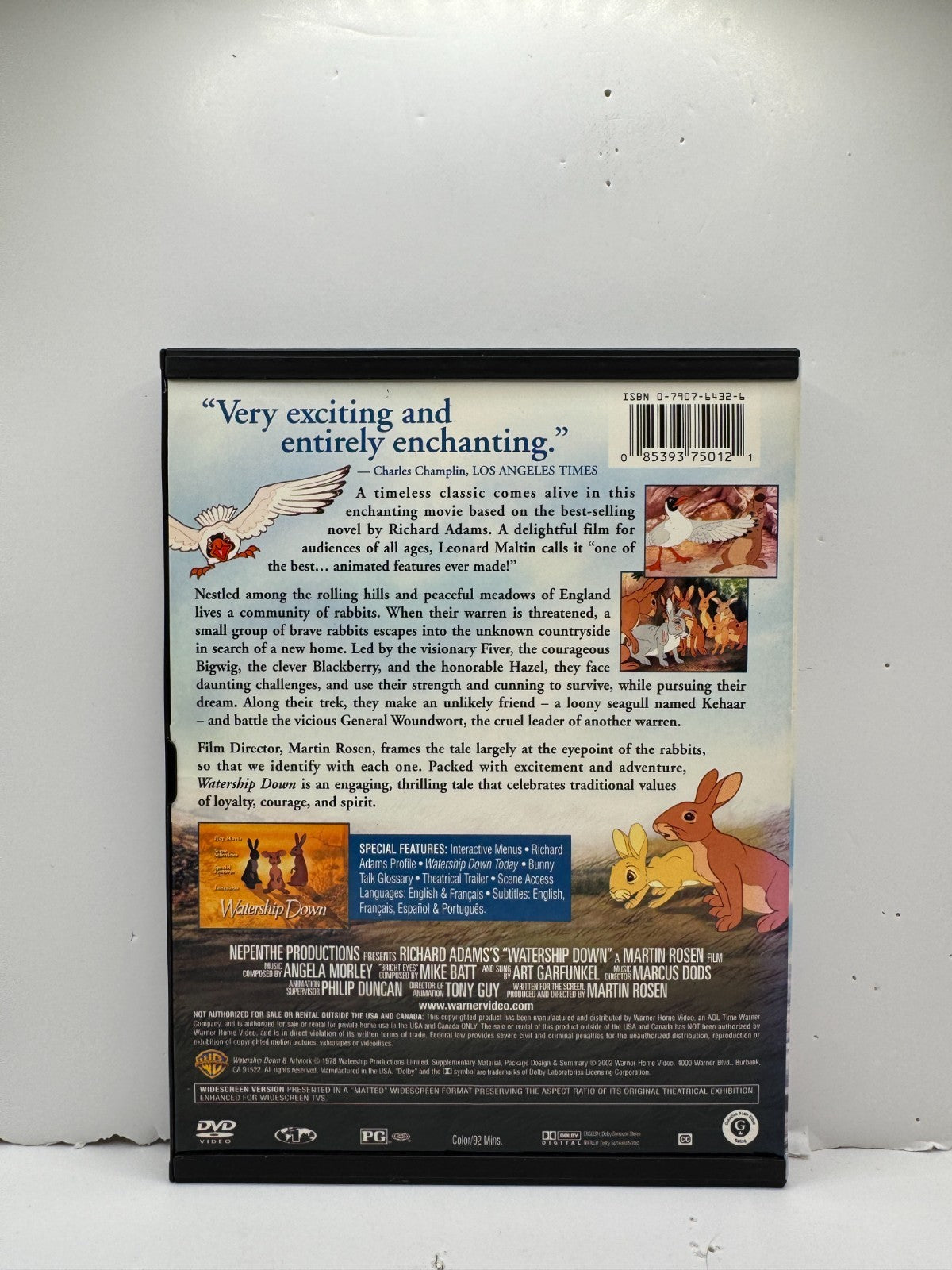 Watership Down (DVD) Animated Drama