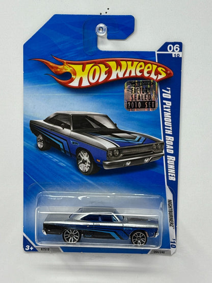 Hot Wheels Nightburnerz 1970 Plymouth Road Runner 1:64 Diecast Factory Sealed