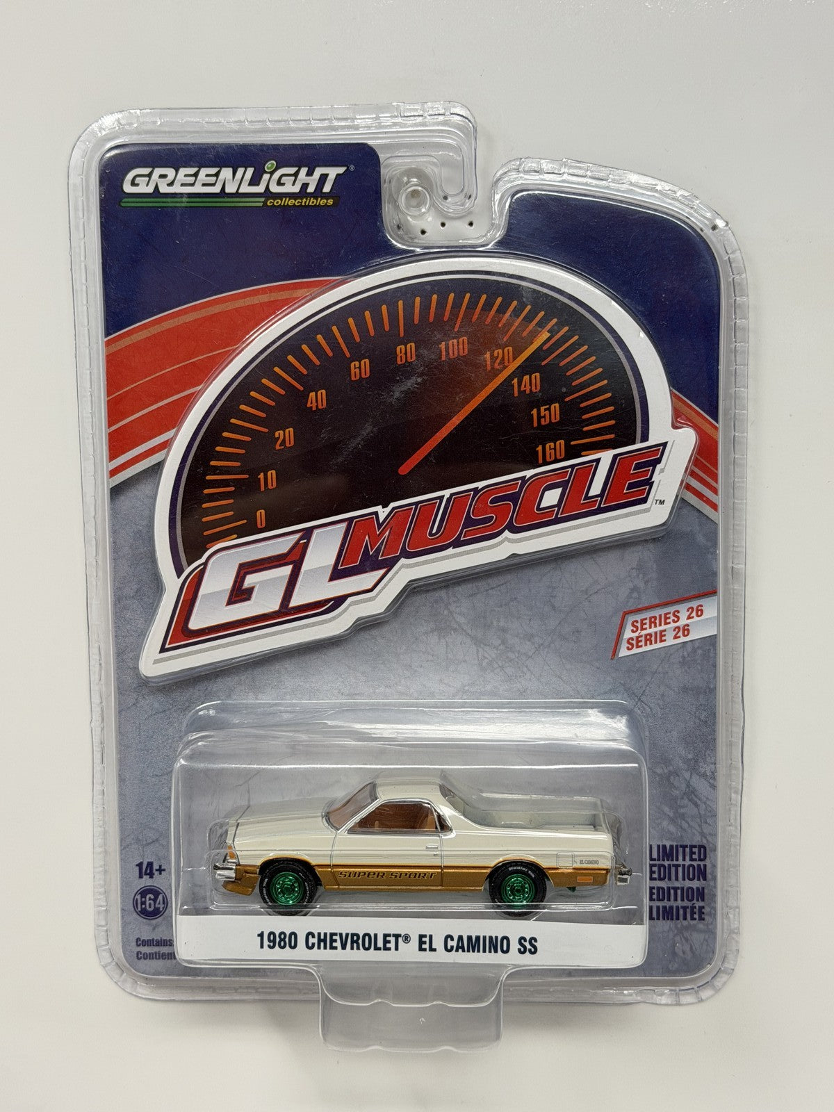 Greenlight GL Muscle 1980 Chevrolet El Camino CHASE 1:64 Diecast Green Machine