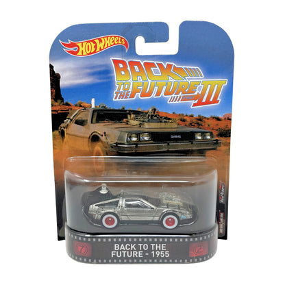 Hot Wheels Retro Entertainment Back to the Future Time Machine 1955 1:64 Diecast
