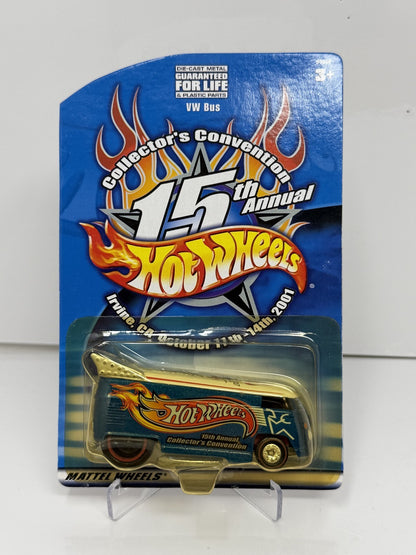 Hot Wheels 2001 15th Annual Collectors Convention Volkswagen Bus 1:64 Diecast