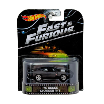 Hot Wheels Retro Entertainment 1970 Dodge Charger RT Fast & Furious 1:64 Diecast