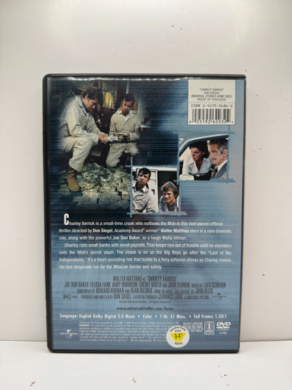 Charley Varrick (DVD) Walter Matthau Crime Thriller