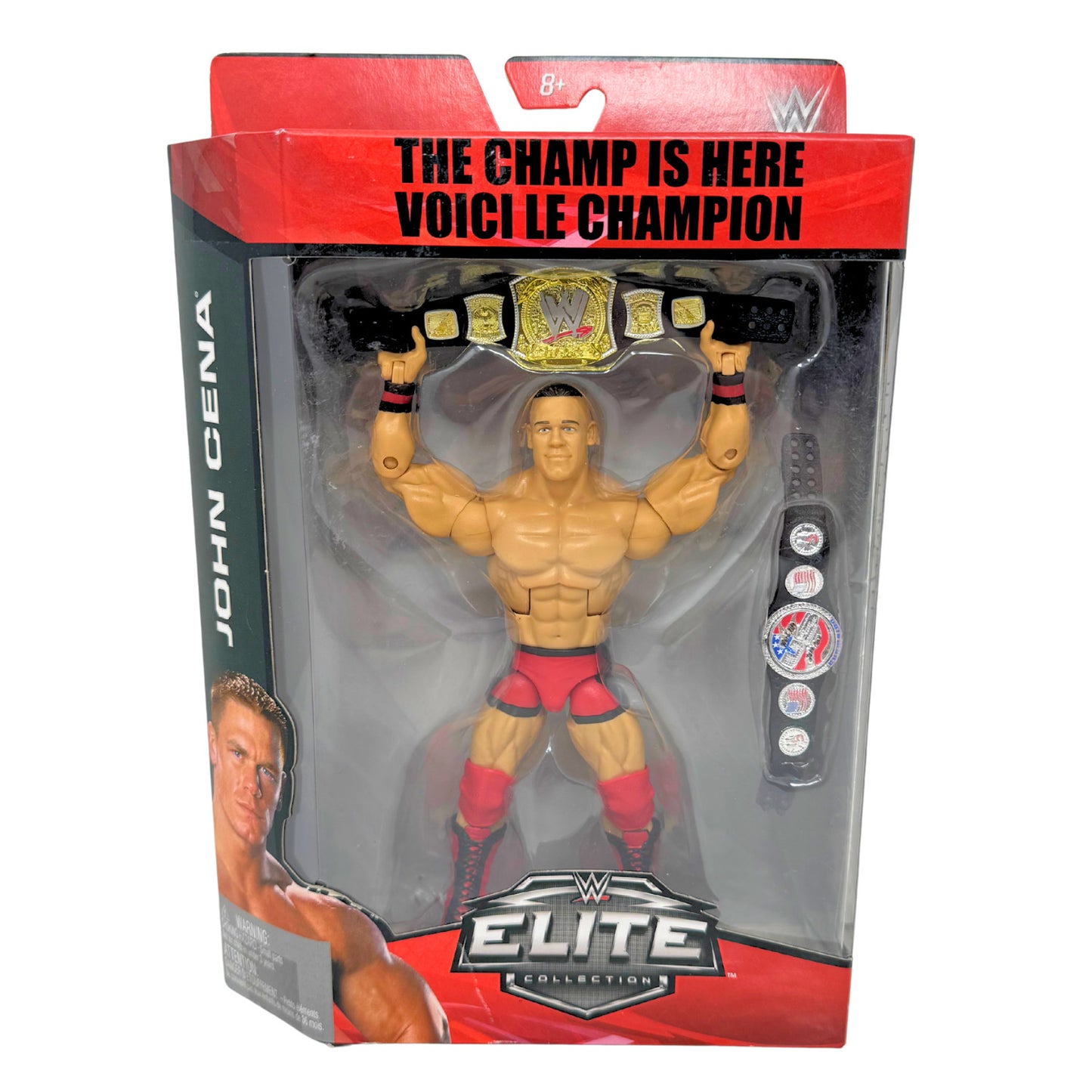 WWE Elite Flashback John Cena The Champ Is Here Action Figure Mattel