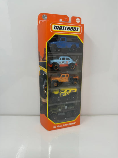 Matchbox No Road, No Problem 5-Pack Gift Set 1:64 Diecast