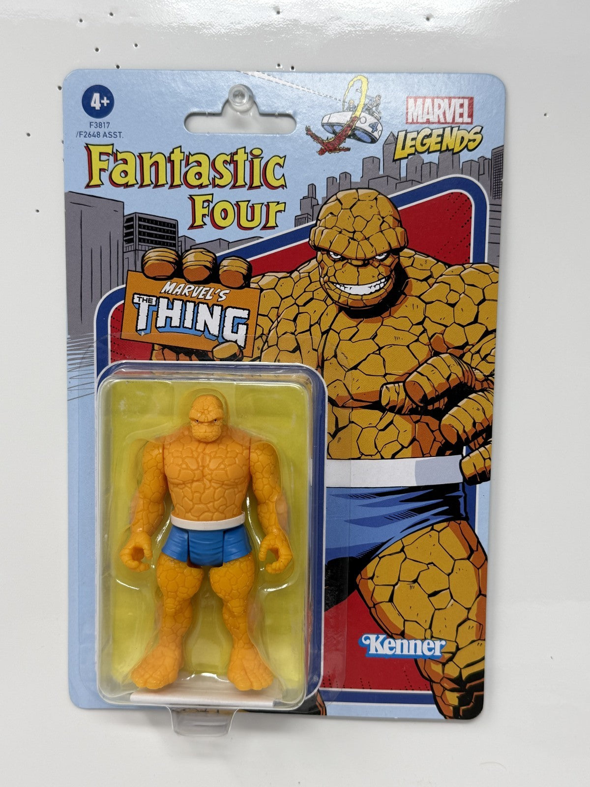 Marvel Legends Retro Kenner 3.75" The Thing Figure Fantastic Four
