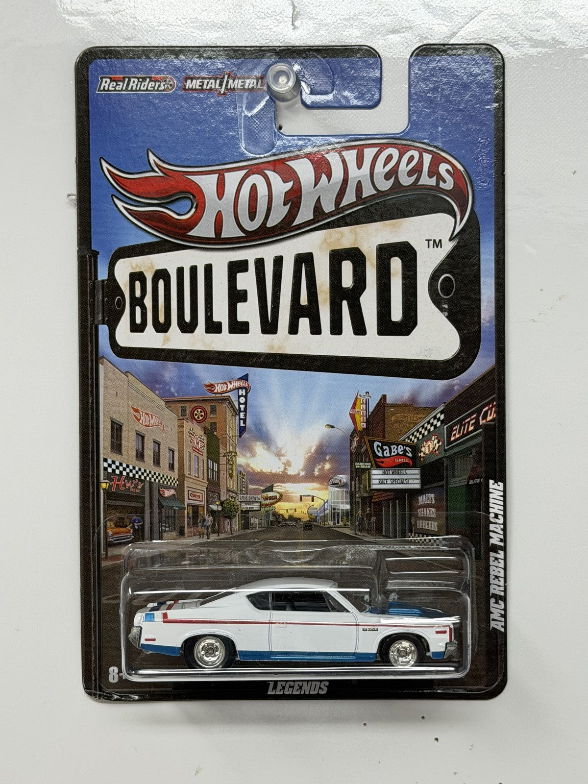 Hot Wheels Boulevard AMC Rebel Machine 1:64 Diecast Real Riders