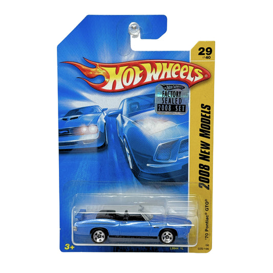 Hot Wheels New Models 1970 Pontiac GTO Convertible 1:64 Diecast Factory Sealed